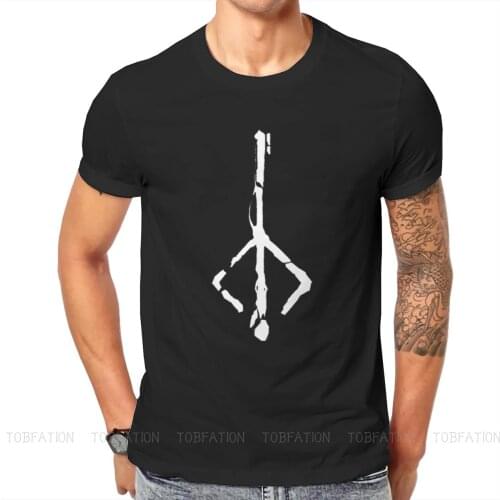 Hunters Mark Round Collar TShirt SEKIRO Shadows Die Twice Pure Cotton Basic T Shirt Men Clothes Individuality Plus Size