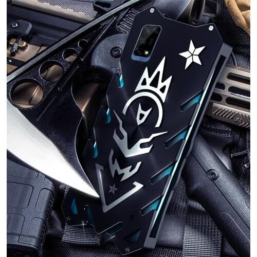 New Zimon Aluminum Armor Thor Case For huawei honor v30 Pro Case Cover Flash Iron Man Phone Shell Skin Bag for vivo realme V5