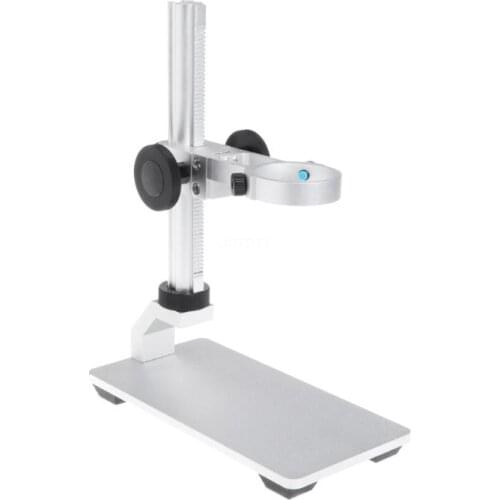 OOTDTY Microscope Aluminium Alloy Raising Lowering Stage UP Down Support Table Stand