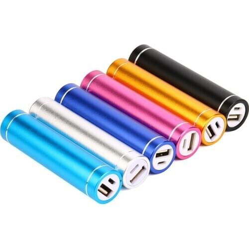 Portable Metal Power Bank DIY Kit Storage Case Box 18650 Battery Charger Mobile Phone Charger External Power Bank Box Shell Kit