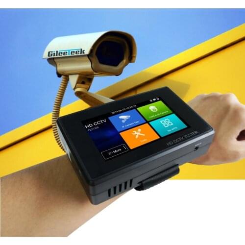 IPC-1800adh plus Wrist strap monitor for AHD CVI TVI camera /cctv ip camera tester /android system/ip onvif caemra/POE tester