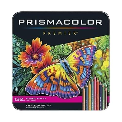 Prismacolor Premier Colored Pencils, Soft Core, 132 Pack, 3.8 mm soft lead ,Great for school, projects, and arts & crafts