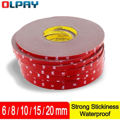 Special Double Sided Tape 3M Black Thick Adhesive Tape Sticker Phone Lcd Pannel Screen Repair Sided Tape 6 8 10 15 20mm