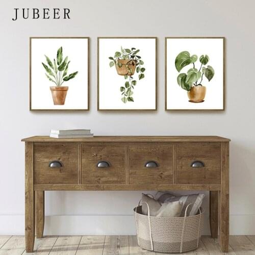 Botanical Print for Living Room Wall Art Canvas Painting Decor Gift Houseplant Paintings Plant Posters and Prints for Bedroom
