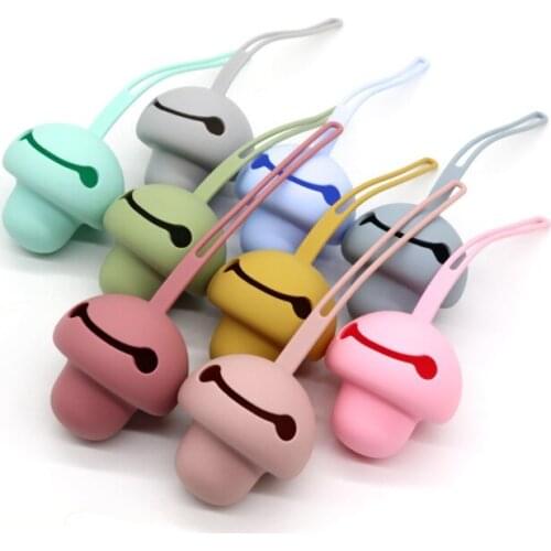 Silicone Pacifier Storage Bag for Babies Infant Portable Pacifier Pocket Soother Container Solid Travel Storage Pacifier Holder