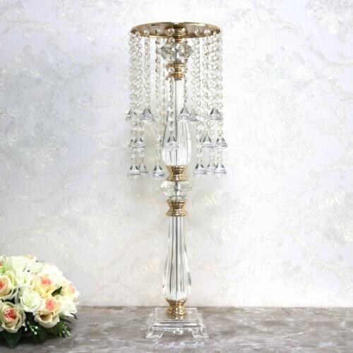 Wedding Decoration Table Centerpiece 70cm Tall Crystal Flower Stand Wedding Supplies Favors Gifts