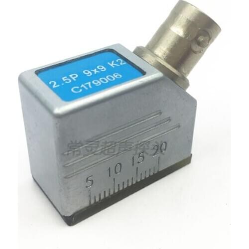 Ultrasonic Inclined Probe 2.5P 9x9 K2 Universal Flaw Detector Probe UT Metal Flaw Detection Detection Transducer