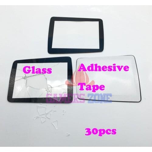 30pcs For SEGA NOMAD disk New Screen Lens Lens Replacement Glass Lens Display Lens Adhesive Tape