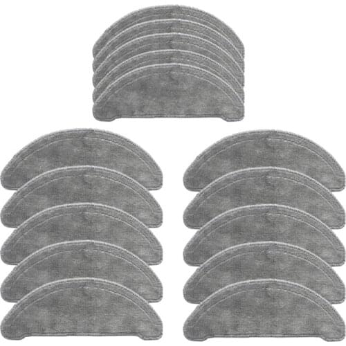 15Pcs Replaceable Mop Cloths Accessories Sets Parts for Xiaomi Roidmi EVE Plus Robot Vacuum Cleaner