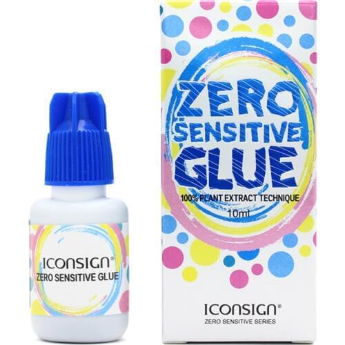 Zero Sensitive Professional Odorless Anti Allergic Eyelash Glue for Volume Eyelashes Grafting Fast Drying Long Lasting Adhesive