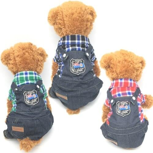 Autumn Pet Dog Clothes For Dogs Overalls Pet Jumpsuit Puppy Cat Clothing For Dog Coat Thick Pets Dogs Clothing Chihuahua York