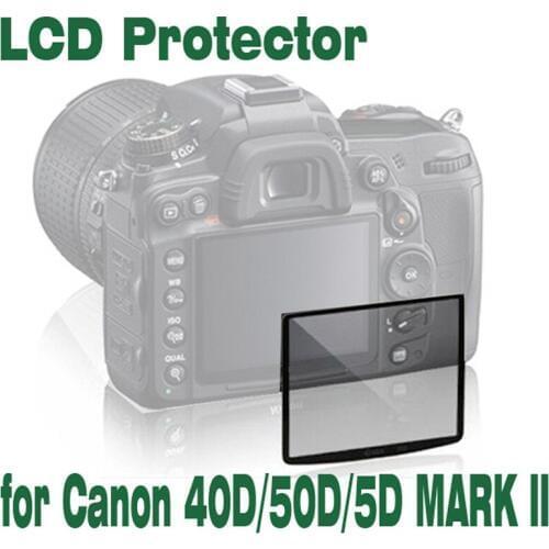 SMILYOU Professional LCD Optical Glass Screen Protector for Canon 40D 50D 5DII Compact Glass Protective Film camera accessories