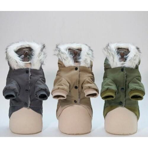 Dog Clothes Fleece Lined Puppy Dog Coat for Small Medium Dogs Pet Jacket Apparel