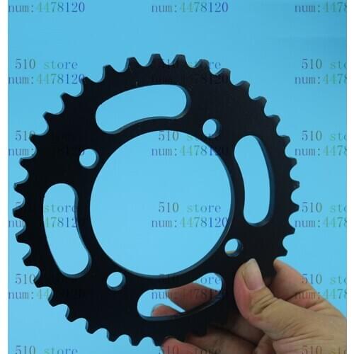 Black steel 420/428 37T tooth 76mm Rear Chain Sprockets For Chinese Pit Dirt Bike Motorcycle Motocross 50cc-160cc