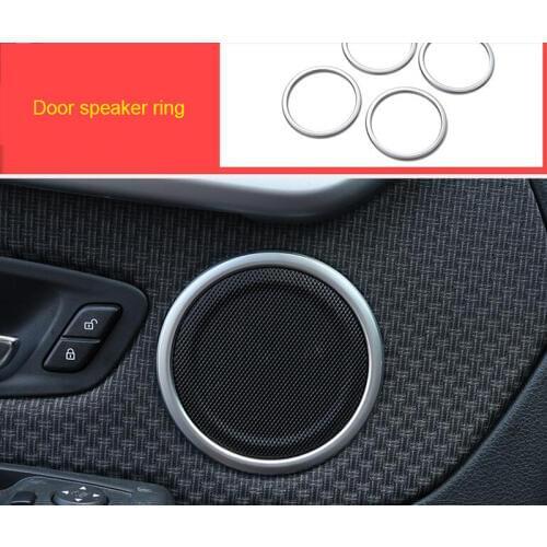 For BMW 2 series Gran tourer F46 218i 220i 2015-2019 ABS door speaker ring chrome molding trim 4pcs