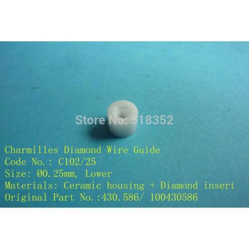 Charmilles C102 D =0.25mm 430.586/ 100430586 Diamond Wire Guide with Ceramic Housing for WEDM-LS Machine Parts