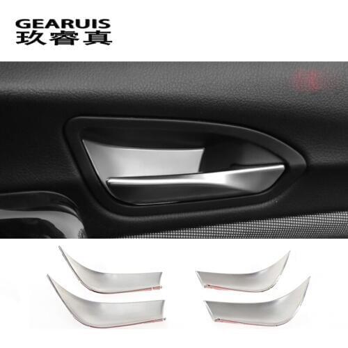 Car Styling for BMW F20 1 Series 118i 120i 135i Interior Door Handle Cover Trim protect Door Bowl Sticker decoration Accessories