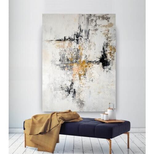 Large Modern Wall Art Painting Large Abstract Wall Art Painting For Home Colorful Abstract Bedroom Wall Art Acrylic Textured