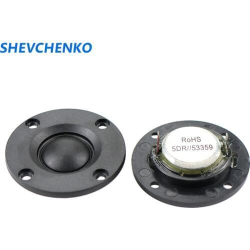 2 Inch 52mm Tweeter Speaker 8OHM 15W Silk Film Dome ABS Frame Neodymium Magnetic Tweeter For Treble Audio Repair DIY 2pcs