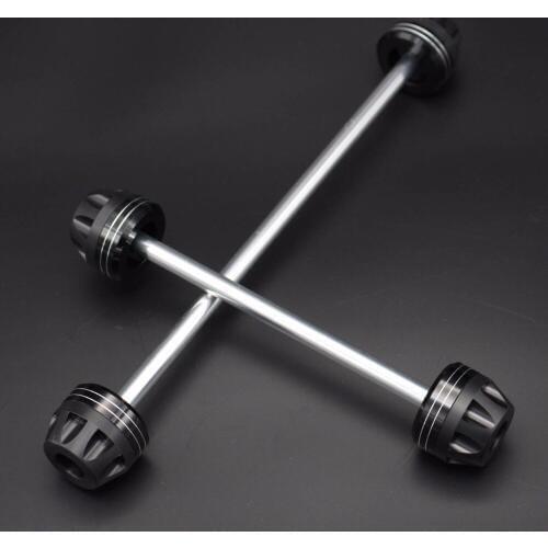 For KAWASAKI ZX-10R ZX10R NINJA 2006-2007 Motorcycle Rear Front Axle Fork Crash Sliders Wheel Protector Falling Protection
