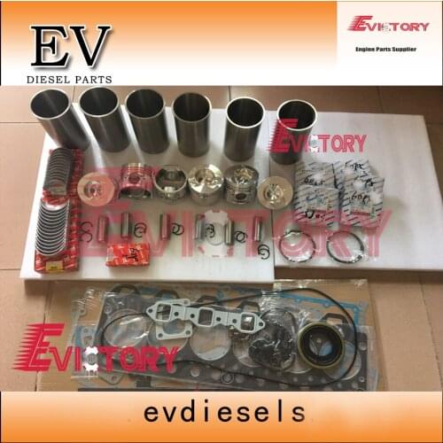Evictory 6D95 S6D95L SA6D95L-1 engine overhaul rebuild repair kit for Komatsu PC200-5-6