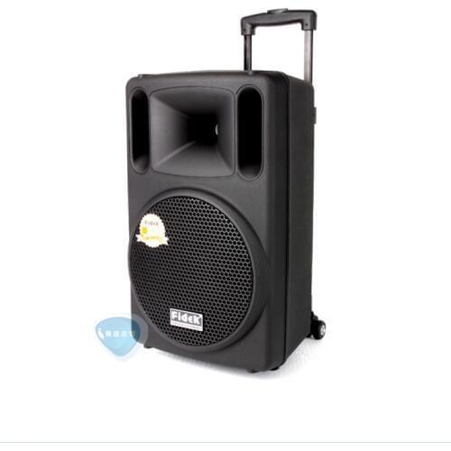 Fidek FPX-100BT card outdoor Professional Audio Trolley speaker Portable rod WiFi mobile speaker battery 10 inch With Bluetooth