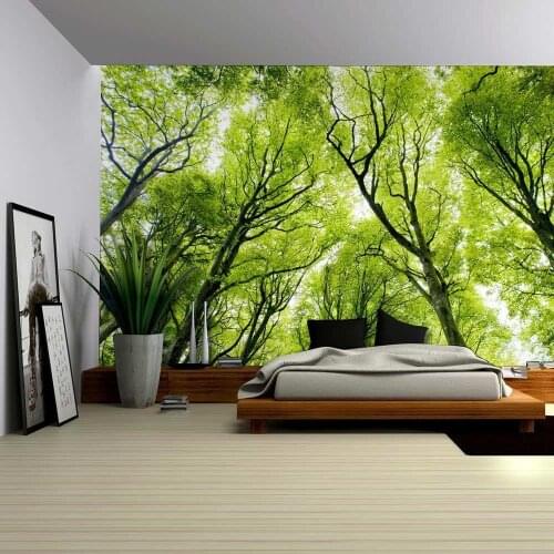 Forest Tapestry Wall Hanging Beach Mat Polyester Blanket Picnic Blanket Tablecloth 95x73cm tapestry wall witchcraft supplies