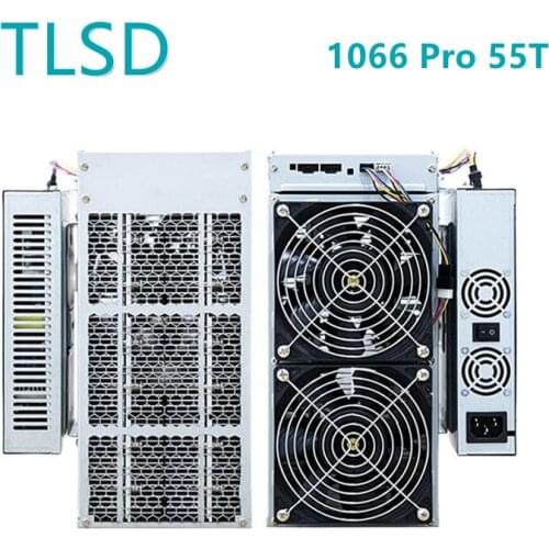 TLSD Used Avalon A1066Pro 55Th/s 3300W Asic Bitcoin Miner Avalon 1066 Pro 55T Asic Miner Bitcoin Mining