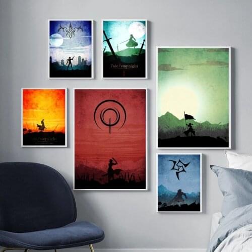 Anime Fate/stay Night Modular Canvas HD Prints Pictures Wall Art Painting Japan Home Decor Posters For Living Room No Frame