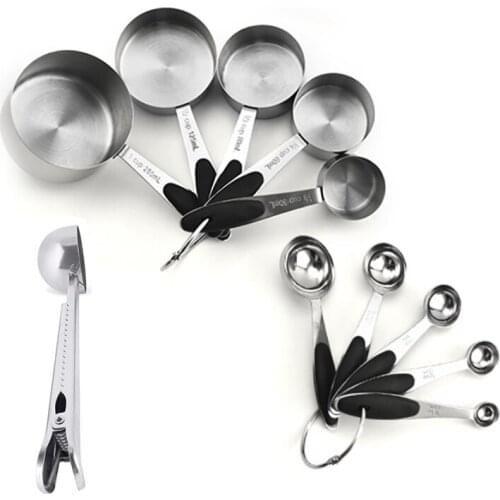 Measuring Cups And Measuring Spoons Set,Measuring Cups And Measuring Spoons,Coffee Scoop Clip Utensils For Cooking