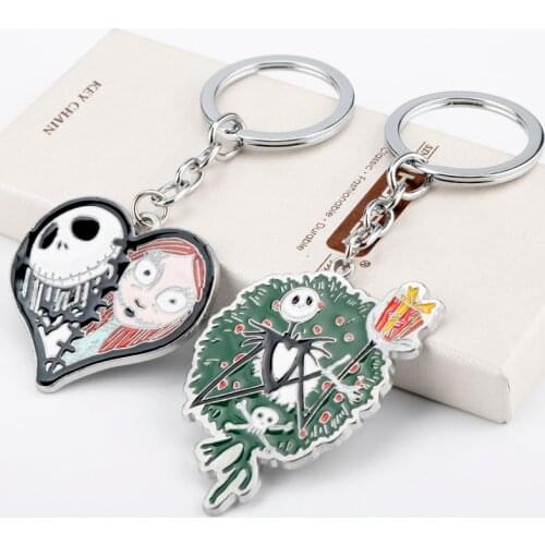 New Halloween Keychains Cartoon All Saints' Day cosplay Keyrings All Hallows' Day bag keychains jewelry Gift For Friends