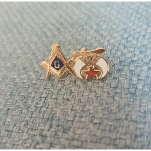 Wholesale mason masonic lapel pin, freemasons badge