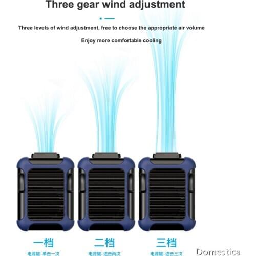 Hanging Waist Fan USB Charging 3 Speed Waist Hanging Convenient Fan Lightweight Waist-Mounted Fan Hanging Lazy Outdoor Fan