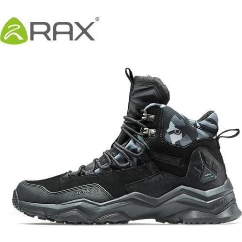 RAX 2020 Waterproof Hiking Shoes For Men Winter Hiking Boots Men Outdoor Boots Climbing Walking Mountaineering Trekking Shoes