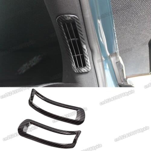 Lsrtw2017 abs carbon fiber car a post vent trims for lincoln mkx 2016 2017 2018 2019 Nautilus