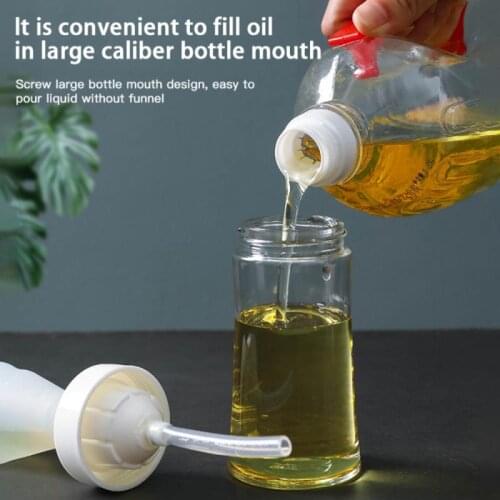 Silicone Oil Brush Kitchen Household Baking Barbecue Brush with Oil Bottle High Temperature Resistant Pancake Food Grade Brush