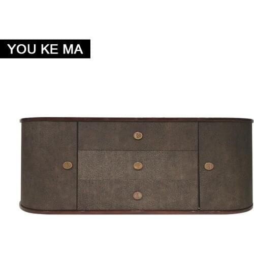 Modern minimalist dining room sideboard fashion minimalist embossed pattern locker sideboard