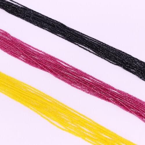 2 mm glass beads faceted loose bead for jewelry design cheap material earring necklace bracelet free shipping
