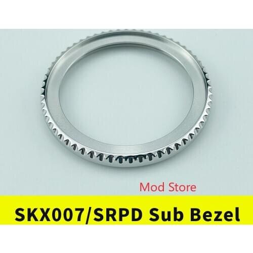 Compatible With SKX007/SKX009/SRPD Sub Style Bezel Polished Finish 316L Stainless Steel Included Gasket NEW ARRIVAL
