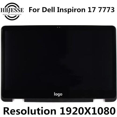 New 17.3inch for Dell Inspiron 17 7773 LCD ED Touch Screen Assembly with Fare FHD 1920*1080