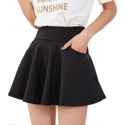 Safety Pants Skirts Womens Plus Size Tutu School Short Skirt Pants With Pockets Suitable For The Whole Year Mini Saia High Waist