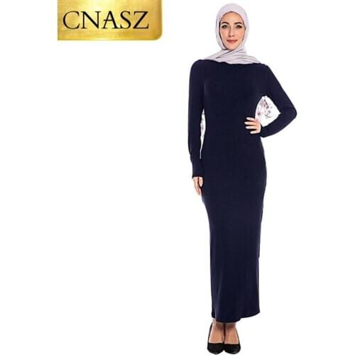 Abaya Muslim Turkish Caftan Marocain Long Sleeve Dress For Women High Quality Clothing Soft And Simple Body Dress