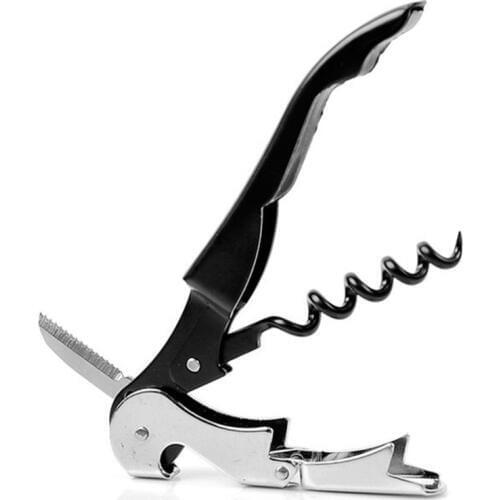 1pcs Stainless Steel Metal Cork Screw Multi-Function Red Wine Bottle Cap Opener Stock Offer Multi-Function Bottle Wine Opener