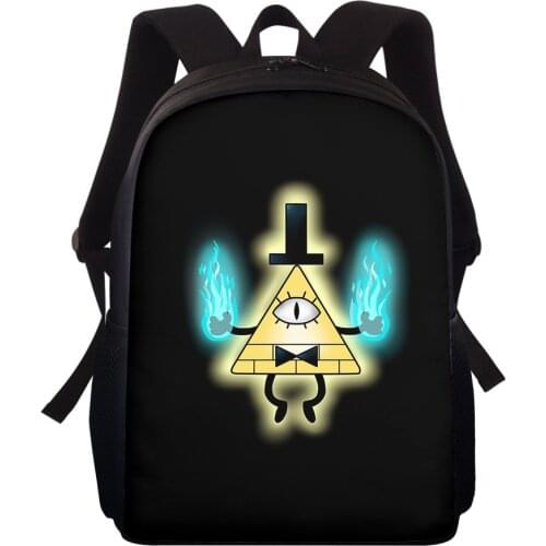 13 Inch Gravity Falls Backpack Cartoon Schoolbags Girls Boys Children School Bags Kindergarten Toddler Mochilas