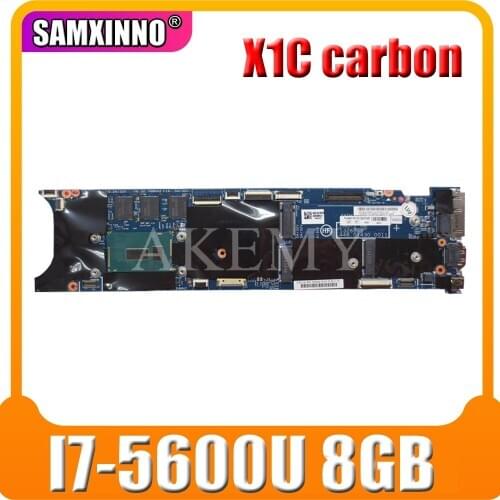 13268-1 448.01430.0011 Board original For ThinkPad X1C X1 carbon 2015 i7-5600/i7-5500 RMA 8G 00HT361 Laptop motherboard