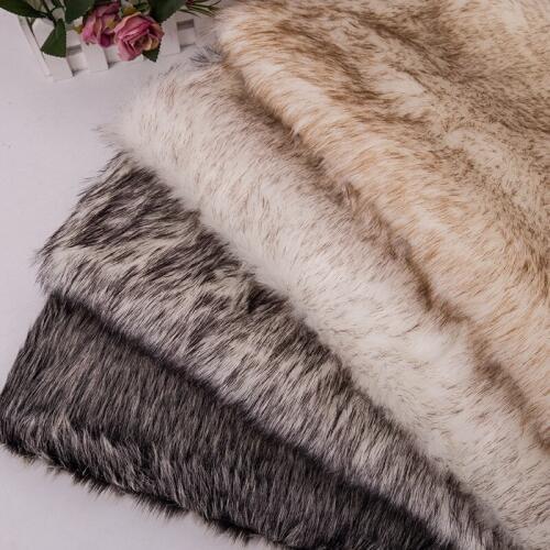 160*100cm rabbit fur faux plush fabric for coat pillow vestcollar home blanket 3cm long pile plush fur tissu telas