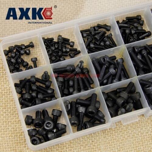 2019 Special Offer Sale Screws For Laptops Wood Screws Drywall 225pcs 12.9 Black High-strength Socket Head Cap Screw Set M3m4m5