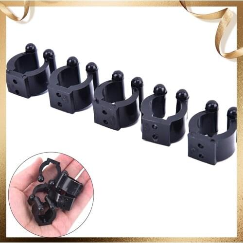 5Pcs/Set Plastic Club Clip Fishing Rod Pole Storage Rack Tip Clamps Holder Without Screws Fishing Rod Rack Fishing Tackle