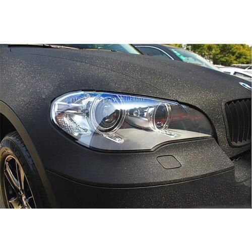 Shining Black Sandy Sparkle Vinyl Car Wrap Film For Car Styling Motorcycle Console Computer Skin Cover