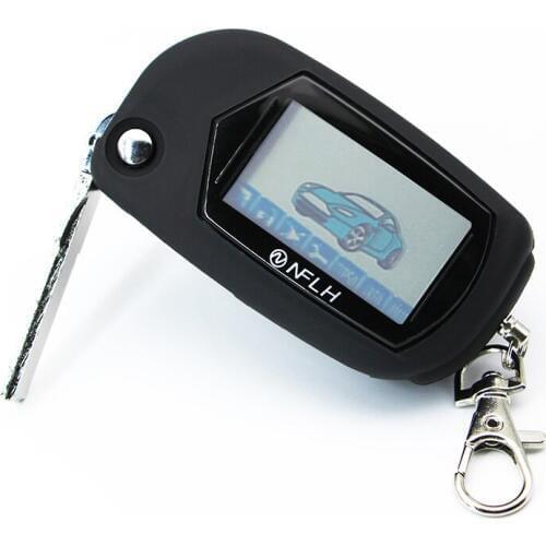 Starline A61 Keychain switchblade A61 B6 dialog key fob keychain remote controller for starline A61 two way auto car alarm